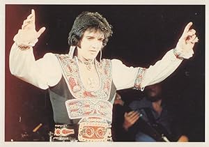Elvis Presley Live In Nassau 1975 Concert Postcard
