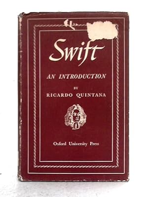 Bild des Verkufers fr Swift; An Introduction zum Verkauf von World of Rare Books