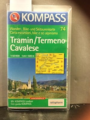 Bild des Verkufers fr [Tramin, Cavalese] ; Tramin, Termeno, Cavalese : Wander-, Rad- und Skitourenkarte. Kompass ; 74 zum Verkauf von Kepler-Buchversand Huong Bach
