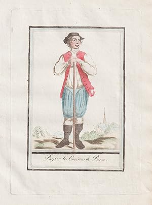 Seller image for "Paysan des Environs de Berne" - Bern Bauer Schweiz Suisse Tracht Trachten costume for sale by Antiquariat Steffen V�lkel GmbH