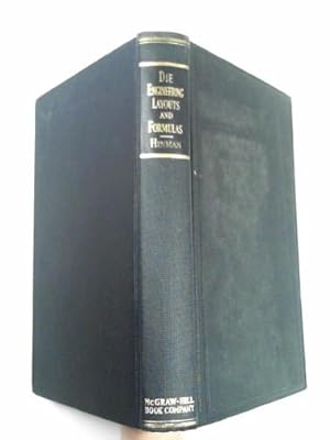 Seller image for Die engineering layouts and formulas: a reference book illustrating and describing the key designs of punches and dies based on precept and formulas for sale by Cotswold Internet Books