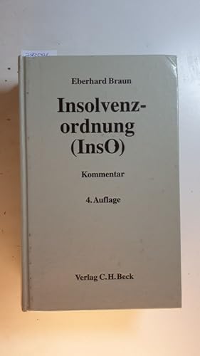 Immagine del venditore per Insolvenzordnung : (InsO) ; Kommentar venduto da Gebrauchtbcherlogistik  H.J. Lauterbach