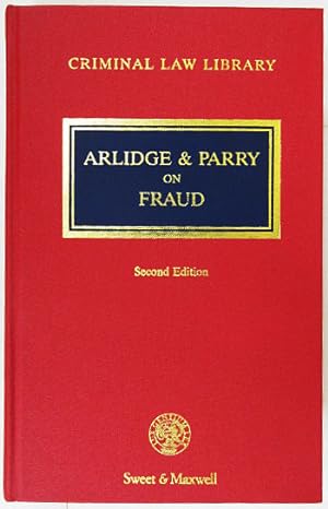 Bild des Verkufers fr Arlidge & Parry on Fraud. 2nd Edition. zum Verkauf von Entelechy Books