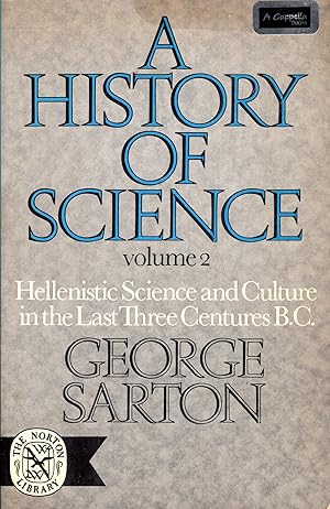 Immagine del venditore per History of Science: Ancient Science Through the Golden Age of Greece (Volume 1) venduto da A Cappella Books, Inc.