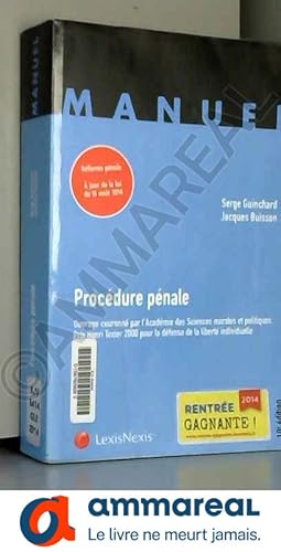 Seller image for Procdure pnale: Rforme pnale  jour de la loi du 15 aot 2014. for sale by Ammareal