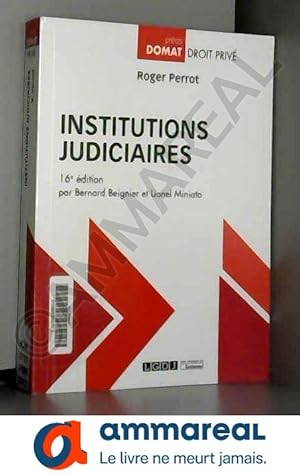 Seller image for Institutions judiciaires for sale by Ammareal