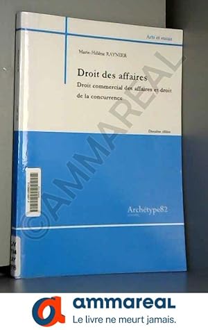 Image du vendeur pour Droit des affaires: Droit commercial des affaires et droit de la concurrence mis en vente par Ammareal