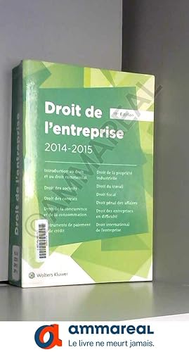 Image du vendeur pour Droit de l'entreprise 2014/2015 : L'essentiel pour comprendre le droit mis en vente par Ammareal