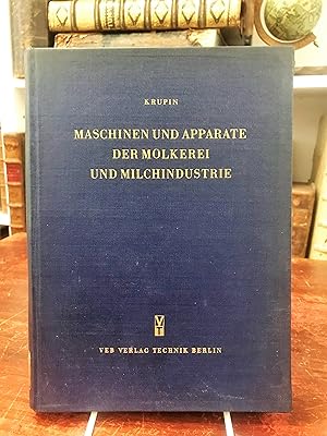 Imagen del vendedor de Maschinen und Apparate der Molkerei und Milchindustrie. a la venta por Antiquariat Seibold