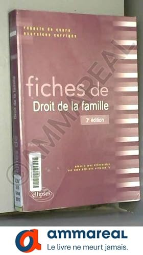 Bild des Verkufers fr Fiches de Droit de la Famille Rappel de Cours & Exercices Corrigs zum Verkauf von Ammareal