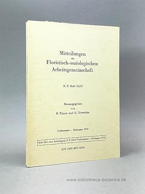 Image du vendeur pour Mitteilungen der Floristisch-soziologischen Arbeitsgemeinschaft Neue Folge Heft 15/16. mis en vente par Bibliotheca Botanica