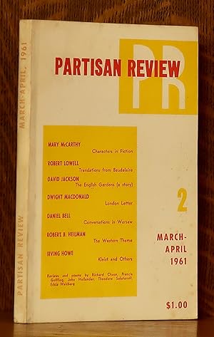 Bild des Verkufers fr PARTISAN REVIEW - MARCH - APRIL, 1961. VOLUME XXVIII, NUMBER 2 zum Verkauf von Andre Strong Bookseller