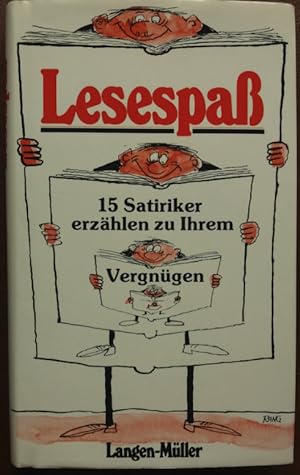 Bild des Verkufers fr Lesespa - 15 Satiriker erzhlen zu ihrem Vergngen. zum Verkauf von buch-radel