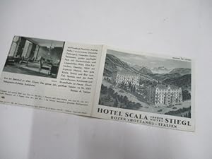 Bild des Verkufers fr Hotel Scala, frher Hotel Stiegl. Bozen. zum Verkauf von Ottmar Mller