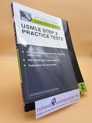 Bild des Verkufers fr USMLE Step 2 - Practice Tests zum Verkauf von Roland Antiquariat UG haftungsbeschrnkt