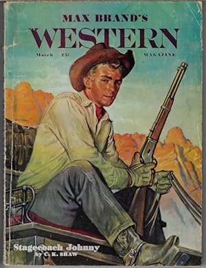 Imagen del vendedor de MAX BRAND'S WESTERN Magazine: March, Mar. 1951 a la venta por Books from the Crypt