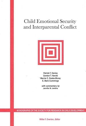 Seller image for Child Emotional Security and Interparental Conflict for sale by GreatBookPrices
