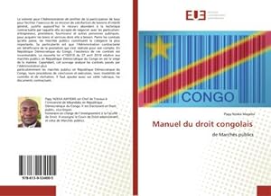 Bild des Verkufers fr Manuel du droit congolais : de Marchs publics zum Verkauf von AHA-BUCH GmbH