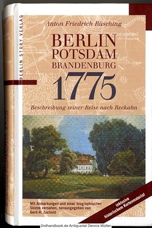 Bild des Verkufers fr Anton Friedrich Bsching, Berlin, Potsdam, Brandenburg 1775 : Beschreibung seiner Reise nach Reckahn zum Verkauf von Dennis Wolter