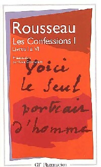 Seller image for Les confessions Tome I - Jean-Jacques Rousseau for sale by Book Hmisphres