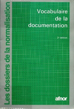 Vocabulaire de la documentation - Collectif