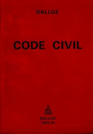 Code civil 1993-1994 - Inconnu