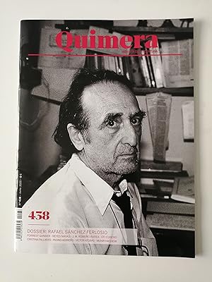 Quimera : revista de literatura. Nº 438, junio 2020 : Dossier : Rafael Sánchez Ferlosio