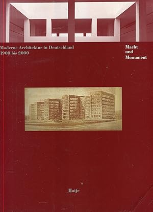 Immagine del venditore per Moderne Architektur in Deutschland 1900 bis 2000 - Macht und Monument venduto da Versandantiquariat Brigitte Schulz