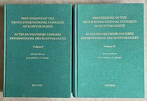 Proceedings of the Ninth International Congress of Egyptologists / Actes du neuvieme Congres Inte...