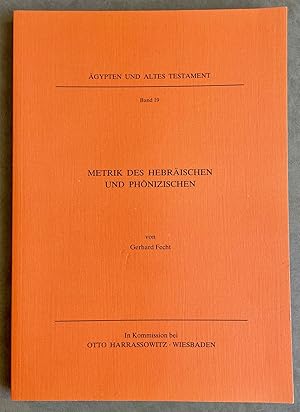 Image du vendeur pour Metrik des Hebrischen und Phnizischen mis en vente par Meretseger Books