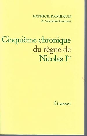 Cinquième Chronique Du Règne De Nicolas 1er