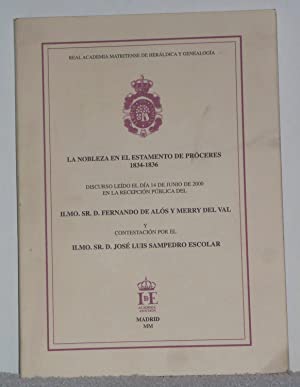 Seller image for La nobleza en el estamento de prceres 1834-1836 for sale by Libros Tobal