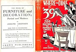 Image du vendeur pour Where To Dine In Thirty-Nine: A Guide To New York Restaurants" 1939 ASHLEY, Diana mis en vente par The Cary Collection