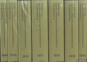 Bild des Verkufers fr Deutschland-Berichte der Sozialdemokratischen Partei Deutschlands (Sopade) 1934-1940 (7 volumes) zum Verkauf von Klondyke