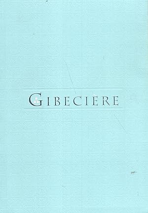 Gibeciere, Winter 2009 Vol. 4, No. 1