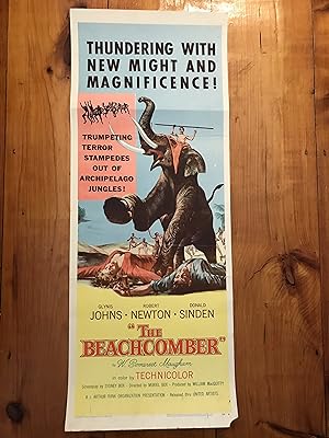 Immagine del venditore per The Beachcomber Insert 1955 Glynis Johns, Robert Newton venduto da AcornBooksNH