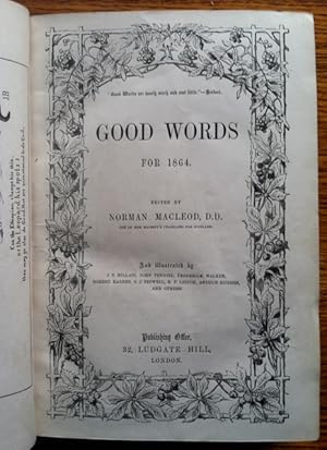 Bild des Verkufers fr [Millais, Tenniel and others] Good Words for 1864 zum Verkauf von Nudelman Rare Books