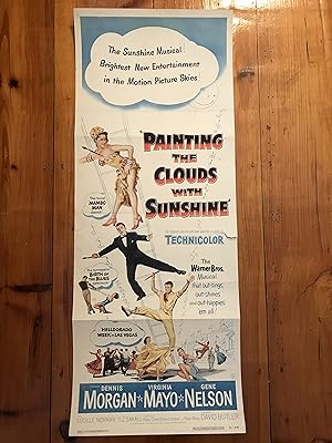 Imagen del vendedor de Painting the Clouds with Sunshine Insert 1951 Dennis Morgan, Virginia Mayo a la venta por AcornBooksNH