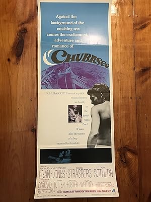 Seller image for Chubasco Insert 1968 Richard Egan, Christopher Jones for sale by AcornBooksNH