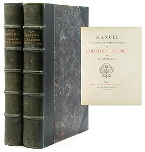 Image du vendeur pour Manuel Historique et Bibliographique de L'Amateur de Reliures mis en vente par James Cummins Bookseller, ABAA