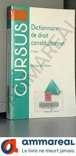 Image du vendeur pour DICTIONNAIRE DE DROIT CONSTITUTIONNEL. 2me dition mis en vente par Ammareal