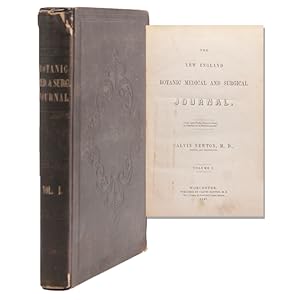 Imagen del vendedor de The New England Botanic Medical and Surgical Journal. Volume I. a la venta por The Old Mill Bookshop