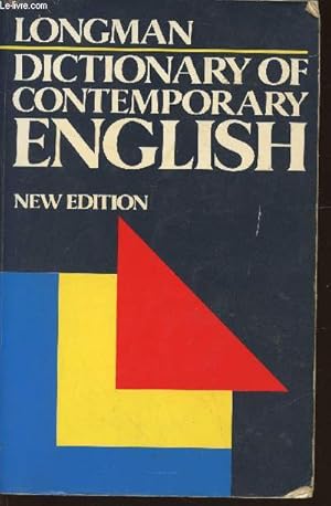 Bild des Verkufers fr Longman dictionary of Contemporary English zum Verkauf von Le-Livre