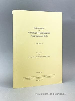 Image du vendeur pour Mitteilungen der Floristisch-soziologischen Arbeitsgemeinschaft. Neue Folge Heft 21. mis en vente par Bibliotheca Botanica