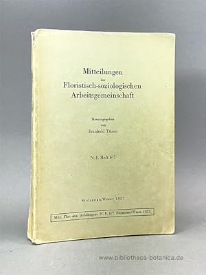 Image du vendeur pour Mitteilungen der Floristisch-soziologischen Arbeitsgemeinschaft Neue Folge Heft 6/7. mis en vente par Bibliotheca Botanica