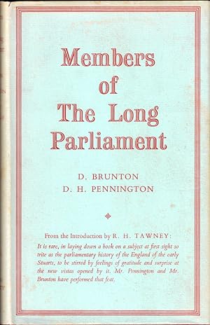 Imagen del vendedor de Members of the Long Parliament a la venta por Kenneth Mallory Bookseller ABAA