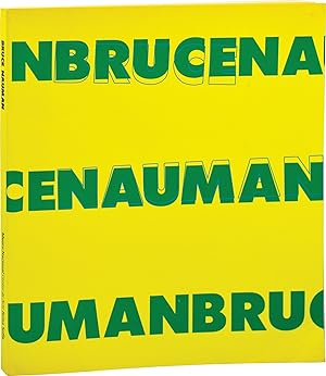 Bild des Verkufers fr Bruce Nauman (First Edition) zum Verkauf von Royal Books, Inc., ABAA