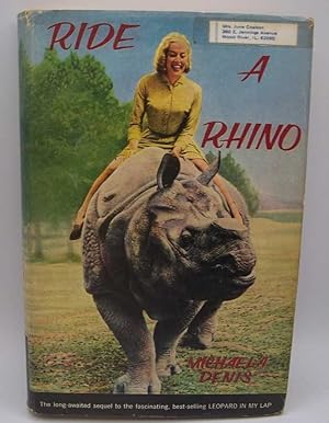 Seller image for Ride a Rhino for sale by Easy Chair Books