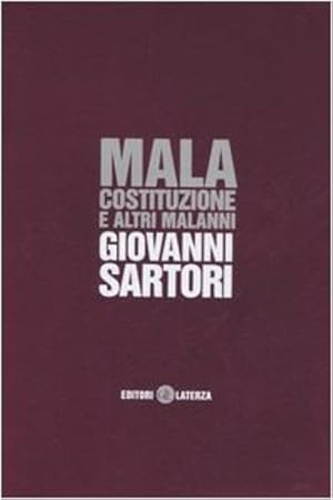 Seller image for Mala costituzione e altri malanni. for sale by FIRENZELIBRI SRL