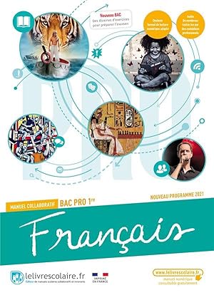 français ; 1ère Bac Pro ; manuel de l'élève